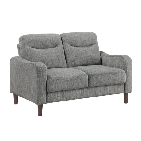 Linden Gray Loveseat by Homelegance at Eve Furniture