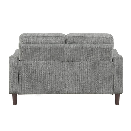 Linden Gray Loveseat by Homelegance at Eve Furniture