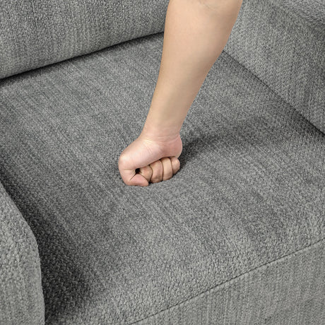 Linden Gray Loveseat by Homelegance at Eve Furniture