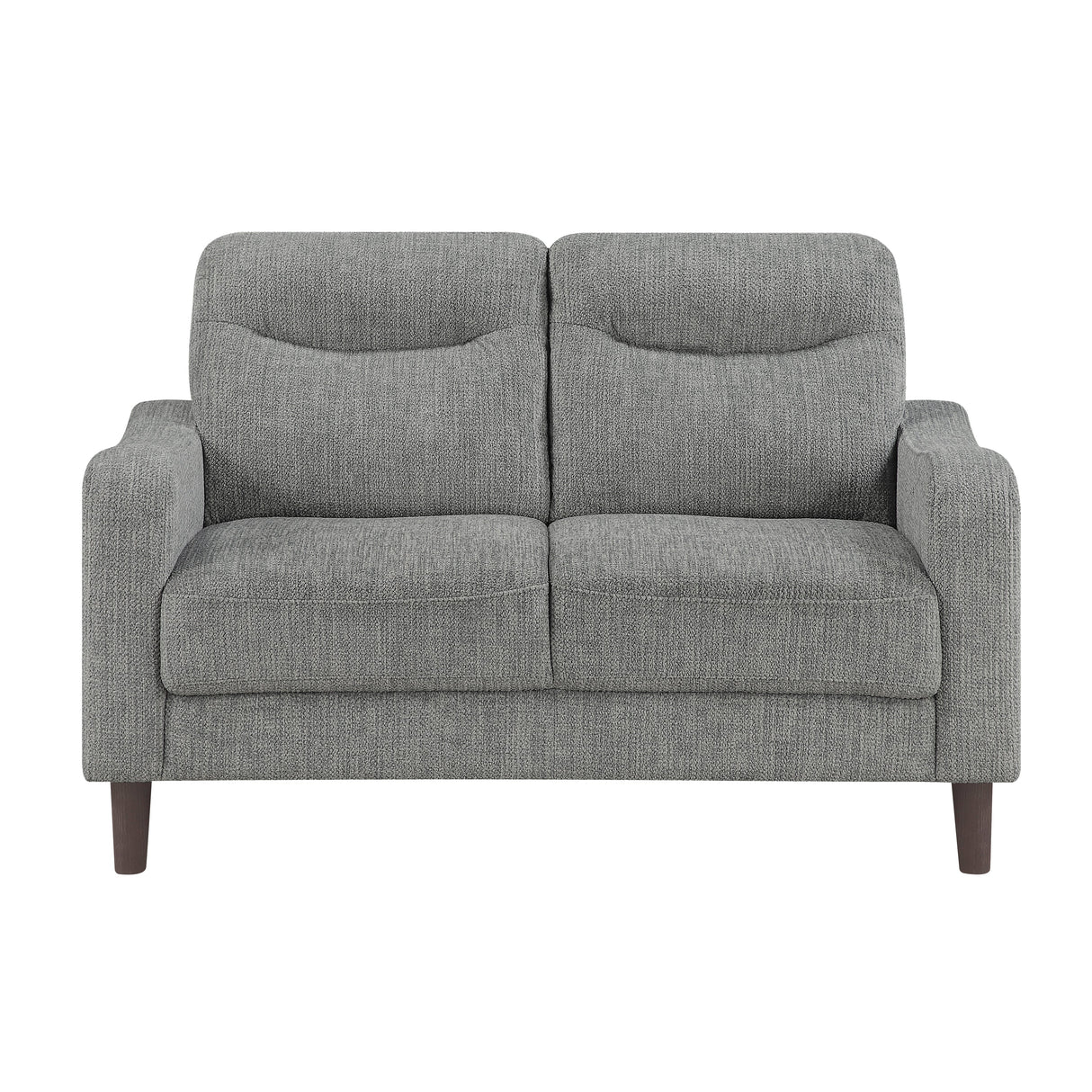 Linden Gray Loveseat by Homelegance at Eve Furniture