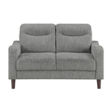 Linden Gray Loveseat by Homelegance at Eve Furniture