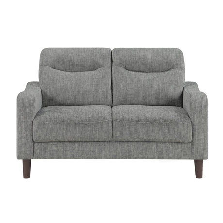 Linden Gray Loveseat by Homelegance at Eve Furniture