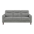 Linden Gray Sofa by Homelegance at Eve Furniture