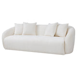 Linden Ivory Boucle Sofa by Ashcroft Furniture at Eve Furniture