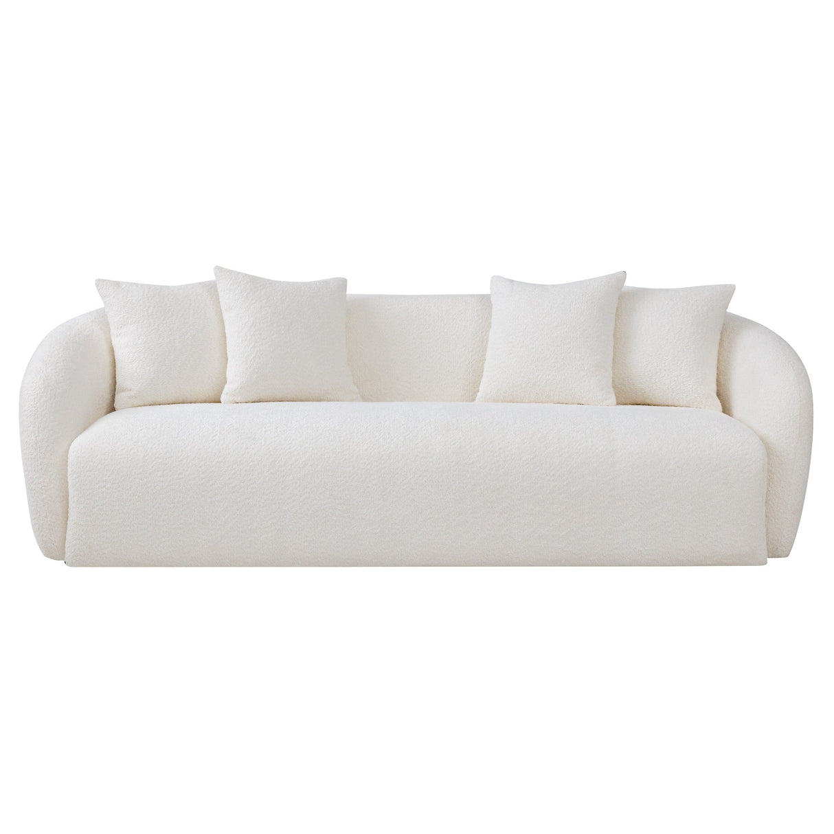 Linden Ivory Boucle Sofa by Ashcroft Furniture at Eve Furniture