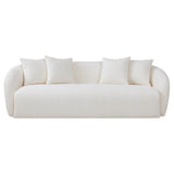 Linden Ivory Boucle Sofa by Ashcroft Furniture at Eve Furniture