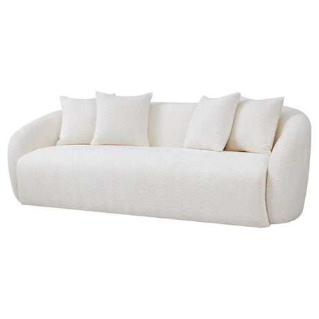 Linden Ivory Boucle Sofa by Ashcroft Imports at Eve Furniture