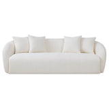 Linden Ivory Boucle Sofa by Ashcroft Imports at Eve Furniture