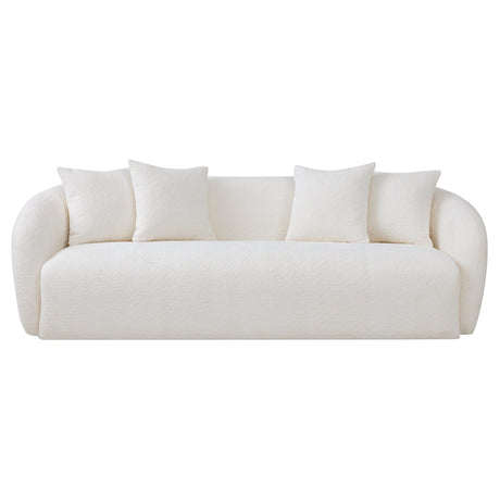 Linden Ivory Boucle Sofa by Ashcroft Imports at Eve Furniture