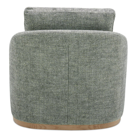 Linden Slated Moss Swivel Chair by MOES at Eve Furniture