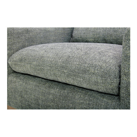 Linden Slated Moss Swivel Chair by MOES at Eve Furniture