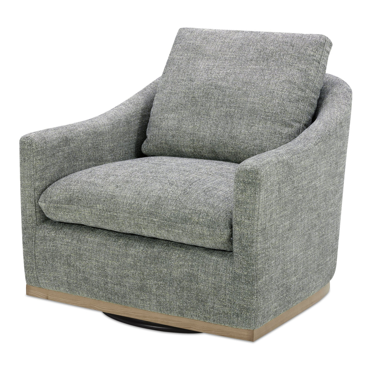 Linden Slated Moss Swivel Chair by Moe's Home at Eve Furniture