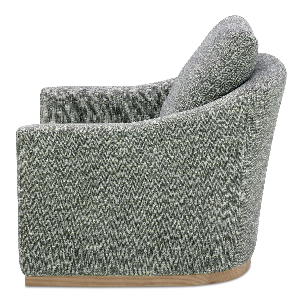 Linden Slated Moss Swivel Chair by Moe's Home at Eve Furniture