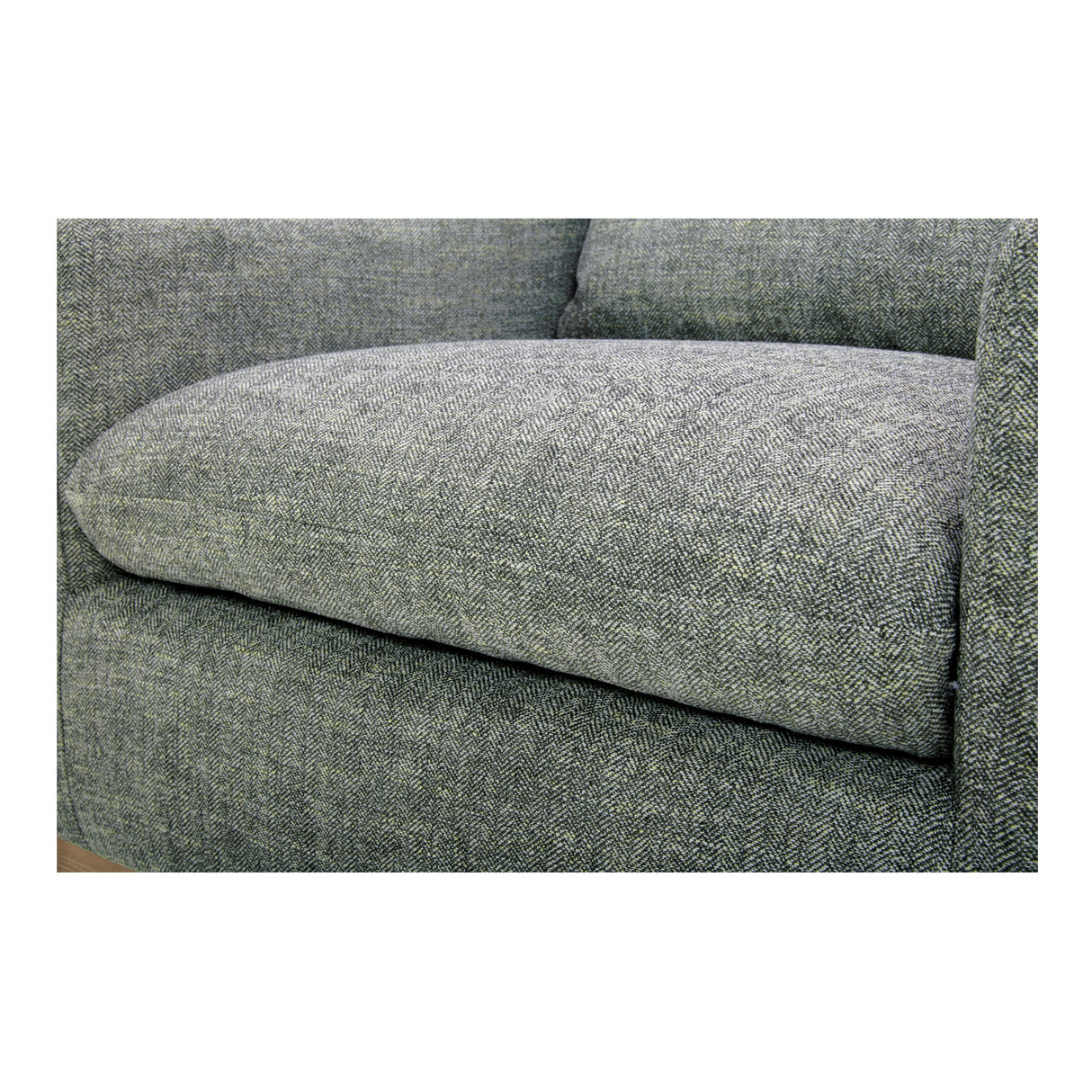 Linden Slated Moss Swivel Chair by Moe's Home at Eve Furniture