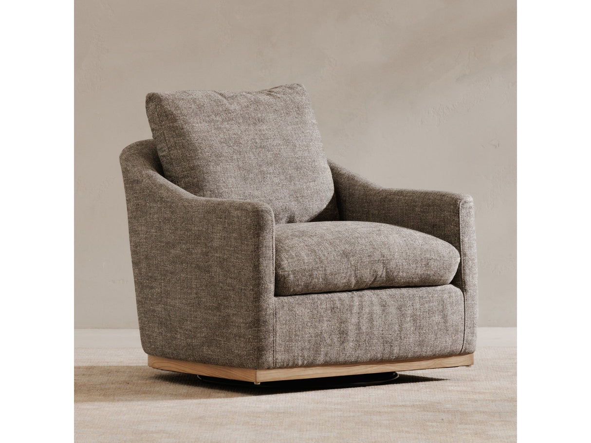 Linden Slated Moss Swivel Chair by Moe's Home at Eve Furniture