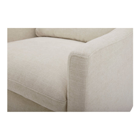 Linden Soft Beige Swivel Chair by MOES at Eve Furniture