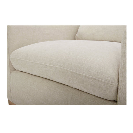 Linden Soft Beige Swivel Chair by MOES at Eve Furniture