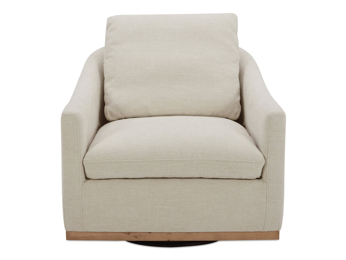 Linden Soft Beige Swivel Chair by Moe's Home at Eve Furniture