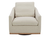 Linden Soft Beige Swivel Chair by Moe's Home at Eve Furniture