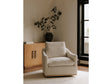 Linden Soft Beige Swivel Chair by Moe's Home at Eve Furniture