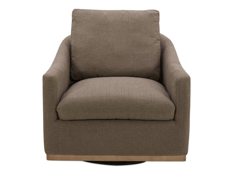 Linden Soft Taupe Swivel Chair by MOES at Eve Furniture