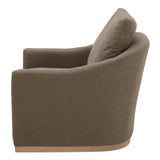 Linden Soft Taupe Swivel Chair by MOES at Eve Furniture