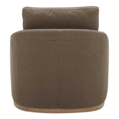 Linden Soft Taupe Swivel Chair by MOES at Eve Furniture