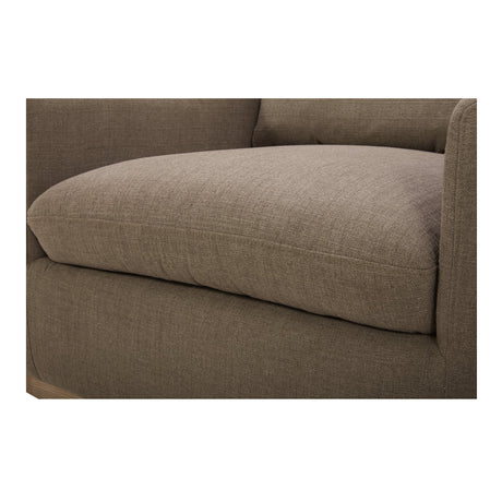Linden Soft Taupe Swivel Chair by MOES at Eve Furniture
