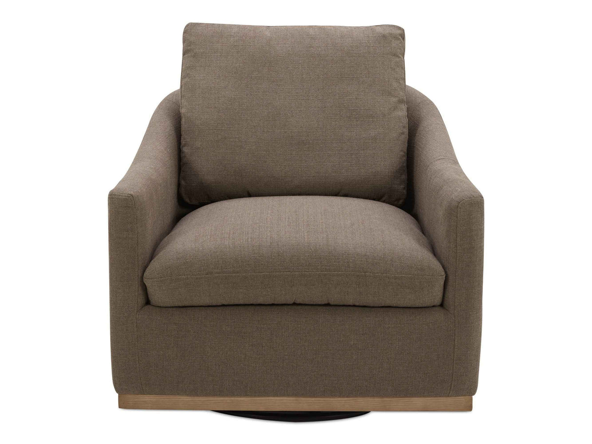 Linden Soft Taupe Swivel Chair