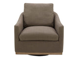 Linden Soft Taupe Swivel Chair