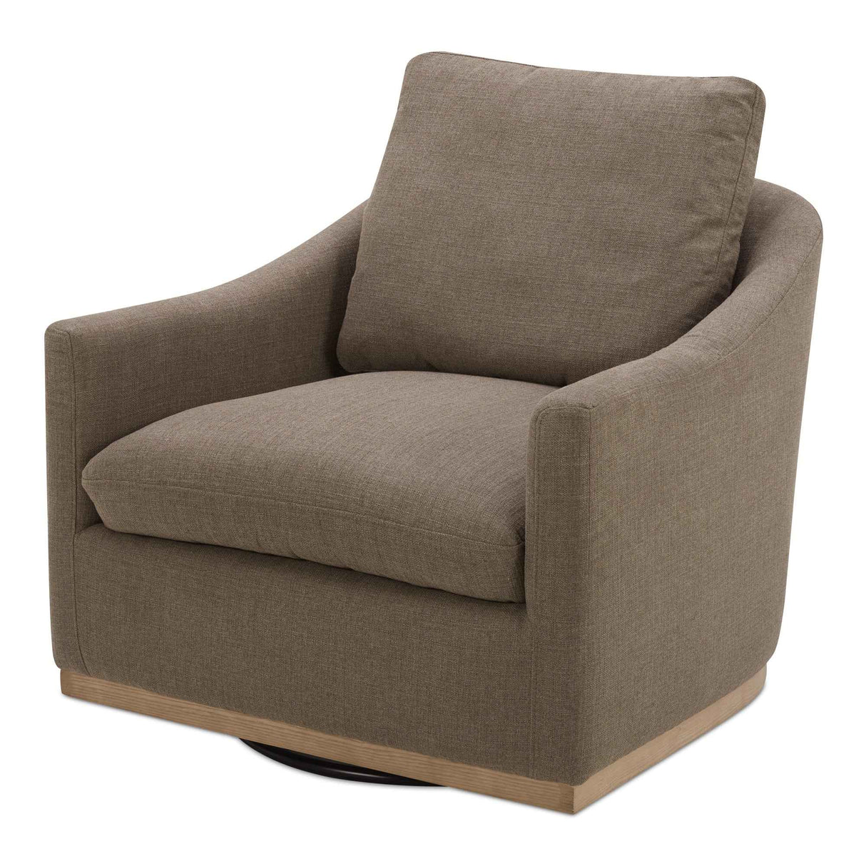 Linden Soft Taupe Swivel Chair