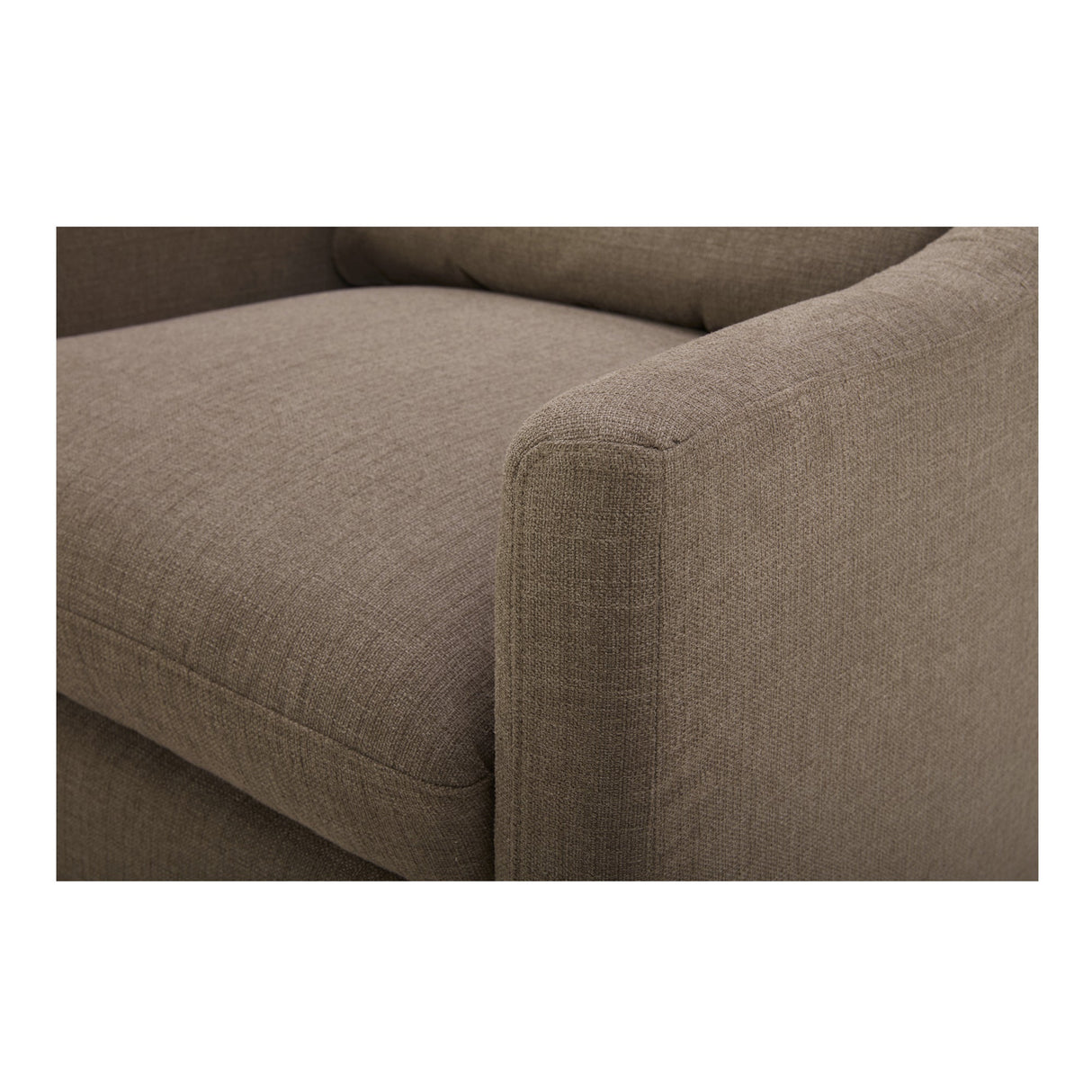 Linden Soft Taupe Swivel Chair by Moe's Home at Eve Furniture