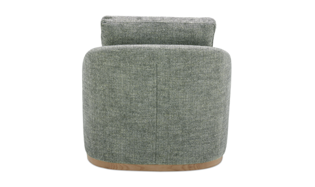 Linden Swivel Chair Slated Moss by Moe's Home at Eve Furniture