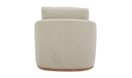 Linden Swivel Chair Soft Beige by Moe's Home at Eve Furniture