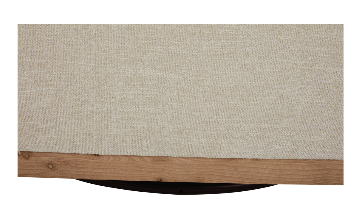 Linden Swivel Chair Soft Beige by Moe's Home at Eve Furniture