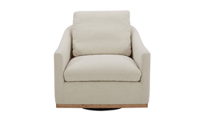 Linden Swivel Chair Soft Beige by Moe's Home at Eve Furniture