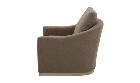 Linden Swivel Chair Soft Taupe by Moe's Home at Eve Furniture