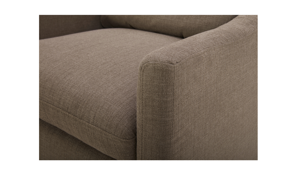 Linden Swivel Chair Soft Taupe by Moe's Home at Eve Furniture