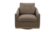 Linden Swivel Chair Soft Taupe by Moe's Home at Eve Furniture