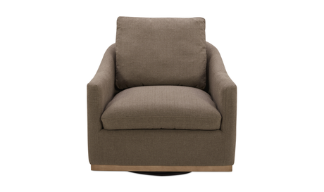 Linden Swivel Chair Soft Taupe by Moe's Home at Eve Furniture