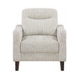 Linden Taupe Chair by Homelegance at Eve Furniture