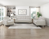 Linden Taupe Living Room Set by Homelegance at Eve Furniture