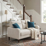 Linden Taupe Loveseat by Homelegance at Eve Furniture