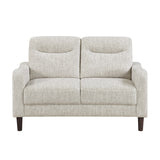 Linden Taupe Loveseat by Homelegance at Eve Furniture