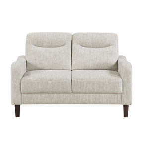 Linden Taupe Loveseat by Homelegance at Eve Furniture