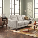 Linden Taupe Sofa by Homelegance at Eve Furniture