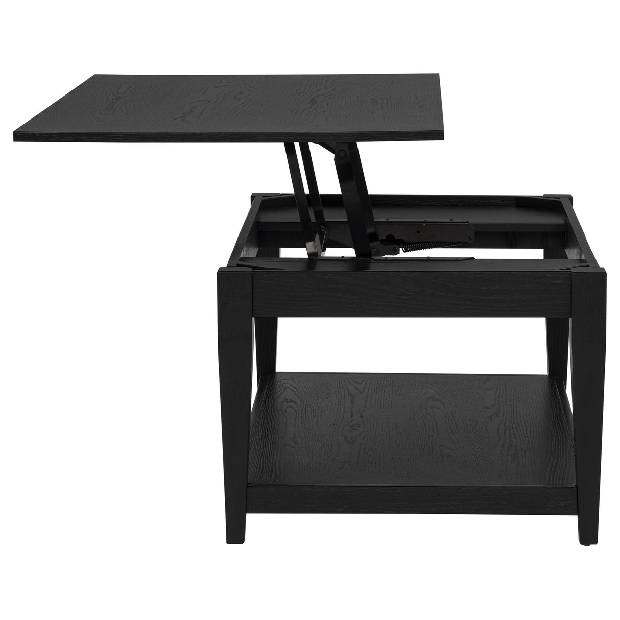 Lindenton Black 2-piece Wood Lift-Top Coffee and End Table Set by Coaster at Eve Furniture