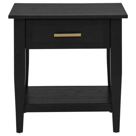 Lindenton Black 2-piece Wood Lift-Top Coffee and End Table Set by Coaster at Eve Furniture