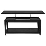 Lindenton Black Lift-Top Occasional Cocktail Coffee Table by Coaster at Eve Furniture