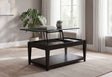 Lindenton Black Lift-Top Occasional Cocktail Coffee Table by Coaster at Eve Furniture